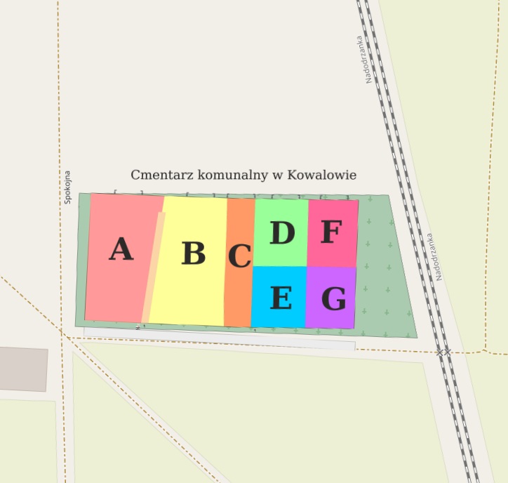 Obraz przedstawiający Cmentarz Komunalny w Kowalowie