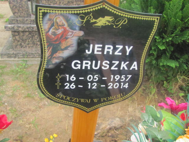 Jerzy Gruszka 1957 Rzepin - Grobonet - Wyszukiwarka osób pochowanych