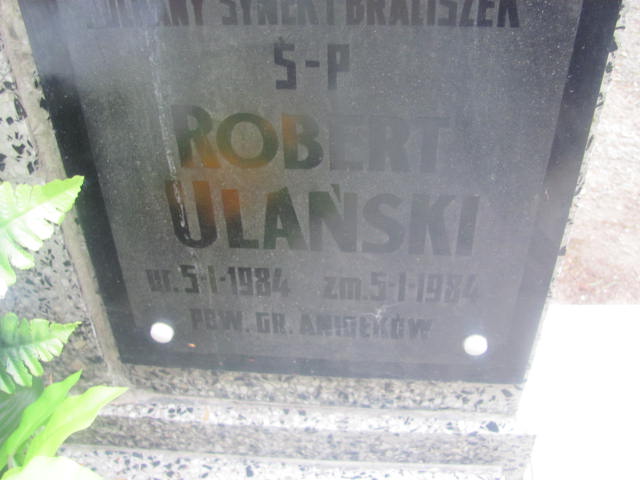Robert Ulański 1984 Rzepin - Grobonet - Wyszukiwarka osób pochowanych