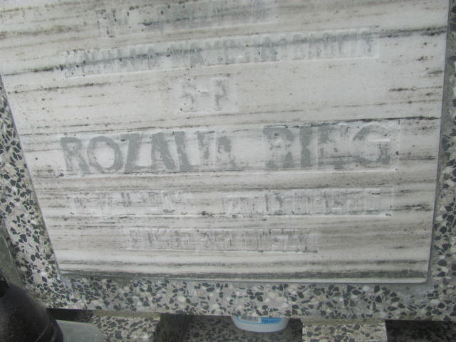 Rozalia Ring 1901 Rzepin - Grobonet - Wyszukiwarka osób pochowanych