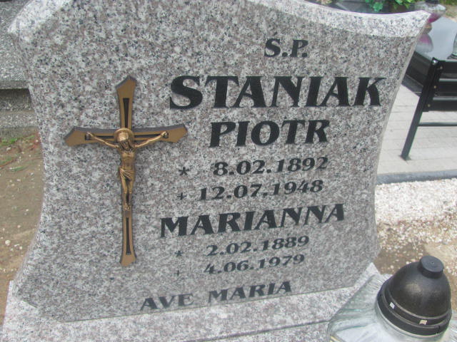 Piotr Staniak 1892 Rzepin - Grobonet - Wyszukiwarka osób pochowanych