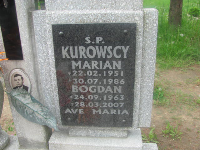 Bogdan Kurowski 1963 Rzepin - Grobonet - Wyszukiwarka osób pochowanych