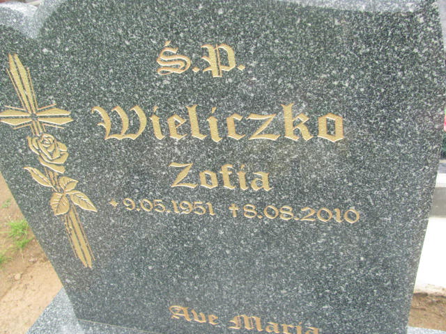 Grób Zofia Wieliczko