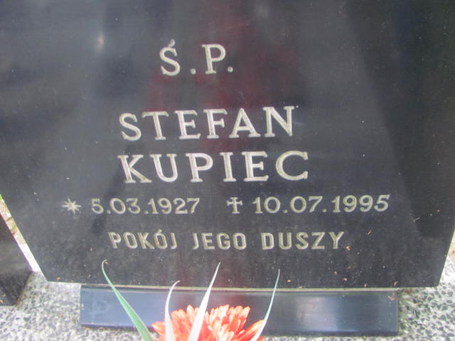 Stefan Kupiec 1927 Rzepin - Grobonet - Wyszukiwarka osób pochowanych