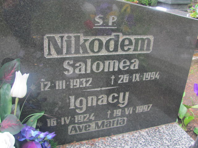 Salomea Nikodem 1932 Rzepin - Grobonet - Wyszukiwarka osób pochowanych