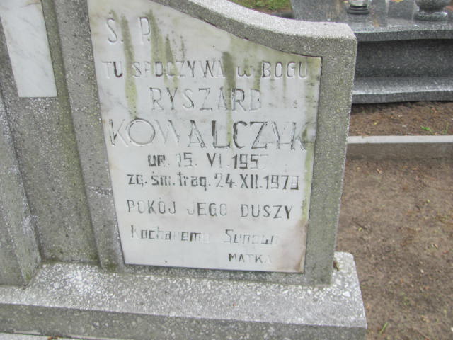 Ryszard Kowalczyk 1957 Rzepin - Grobonet - Wyszukiwarka osób pochowanych