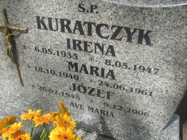 Grób Maria Kuratczyk