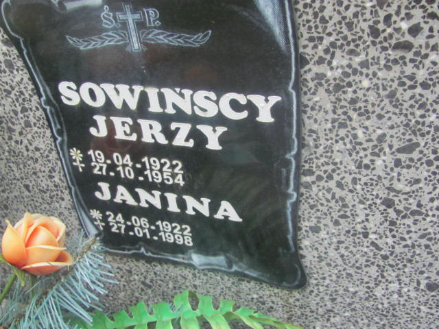 Grób Janina Sowińska