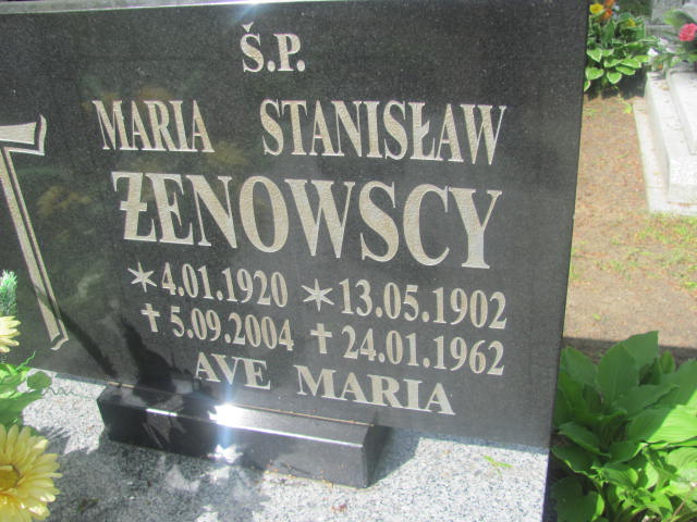 Maria Żenowska 1920 Rzepin - Grobonet - Wyszukiwarka osób pochowanych