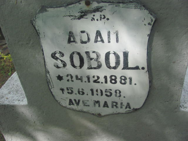 Adam Sobol 1881 Rzepin - Grobonet - Wyszukiwarka osób pochowanych