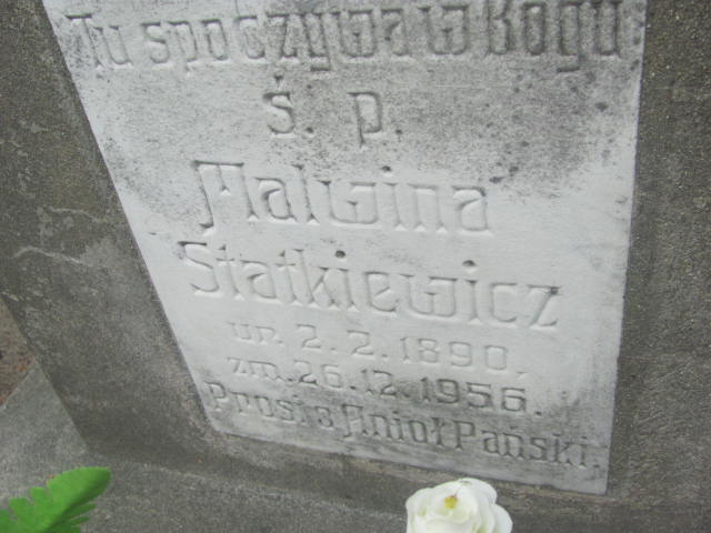 Malwina Statkiewicz 1890 Rzepin - Grobonet - Wyszukiwarka osób pochowanych