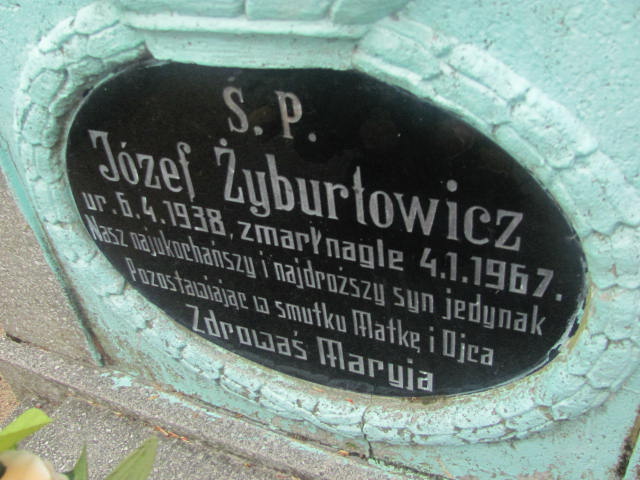 Józef Żyburtowicz 1938 Rzepin - Grobonet - Wyszukiwarka osób pochowanych