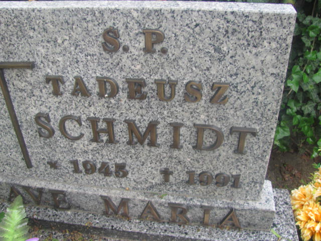 Tadeusz Schmidt  1945 Rzepin - Grobonet - Wyszukiwarka osób pochowanych