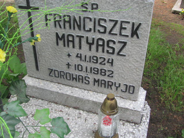 Franciszek Matyasz 1924 Rzepin - Grobonet - Wyszukiwarka osób pochowanych