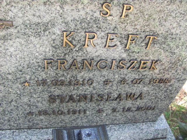 Franciszek Kreft 1910 Rzepin - Grobonet - Wyszukiwarka osób pochowanych