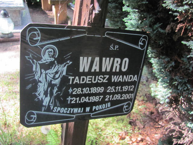 Tadeusz Wawro 1899 Rzepin - Grobonet - Wyszukiwarka osób pochowanych
