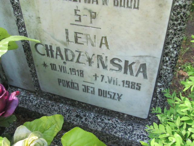Lena Chądzyńska 1918 Rzepin - Grobonet - Wyszukiwarka osób pochowanych