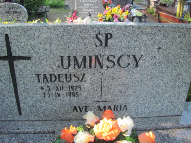 Tadeusz Umiński 1926 Rzepin - Grobonet - Wyszukiwarka osób pochowanych