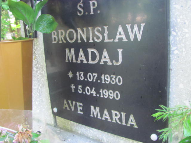Bronisław Madaj 1930 Rzepin - Grobonet - Wyszukiwarka osób pochowanych