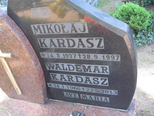 Mikołaj Kardasz 1937 Rzepin - Grobonet - Wyszukiwarka osób pochowanych