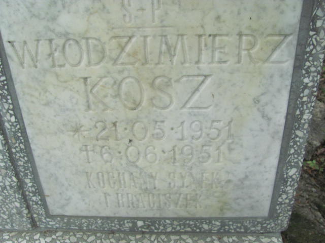 Włodzimierz Kosz 1951 Rzepin - Grobonet - Wyszukiwarka osób pochowanych