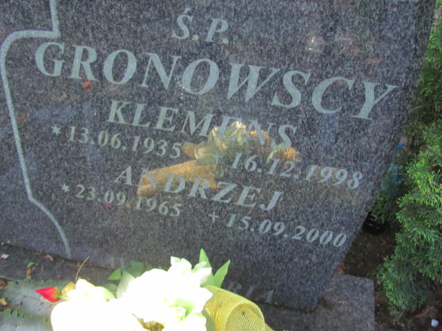 Andrzej Gronowski 1965 Rzepin - Grobonet - Wyszukiwarka osób pochowanych