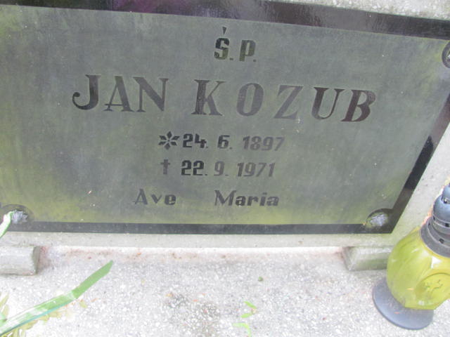 Grób Jan Kozub