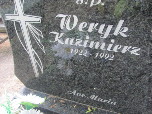 Kazimierz Weryk 1922 Rzepin - Grobonet - Wyszukiwarka osób pochowanych