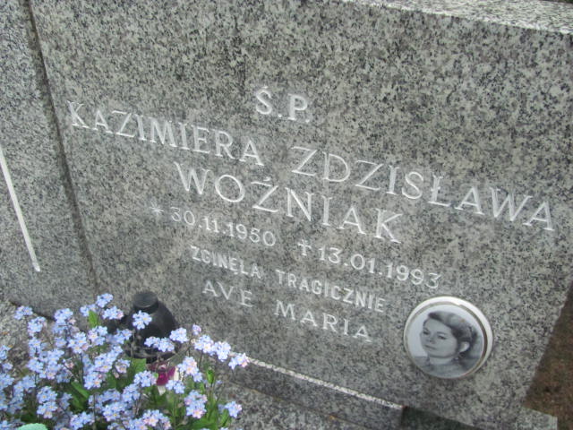 Kazimiera Zdzisława Woźniak 1950 Rzepin - Grobonet - Wyszukiwarka osób pochowanych