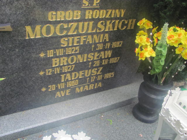 Bronisław Moczulski 1927 Rzepin - Grobonet - Wyszukiwarka osób pochowanych