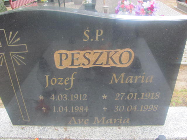 Józef Peszko 1912 Rzepin - Grobonet - Wyszukiwarka osób pochowanych