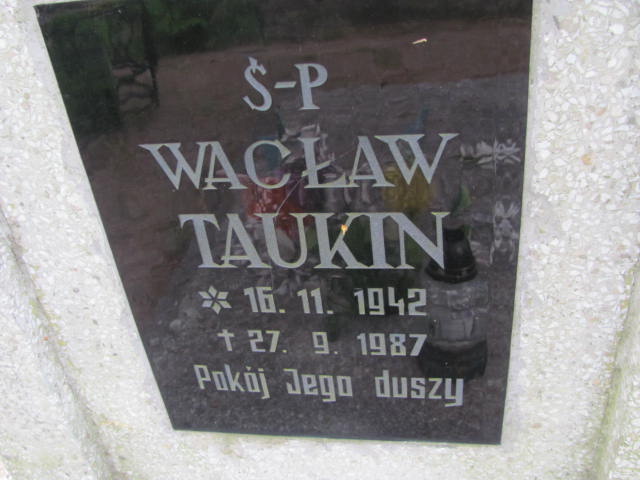 Grób Wacław Taukin