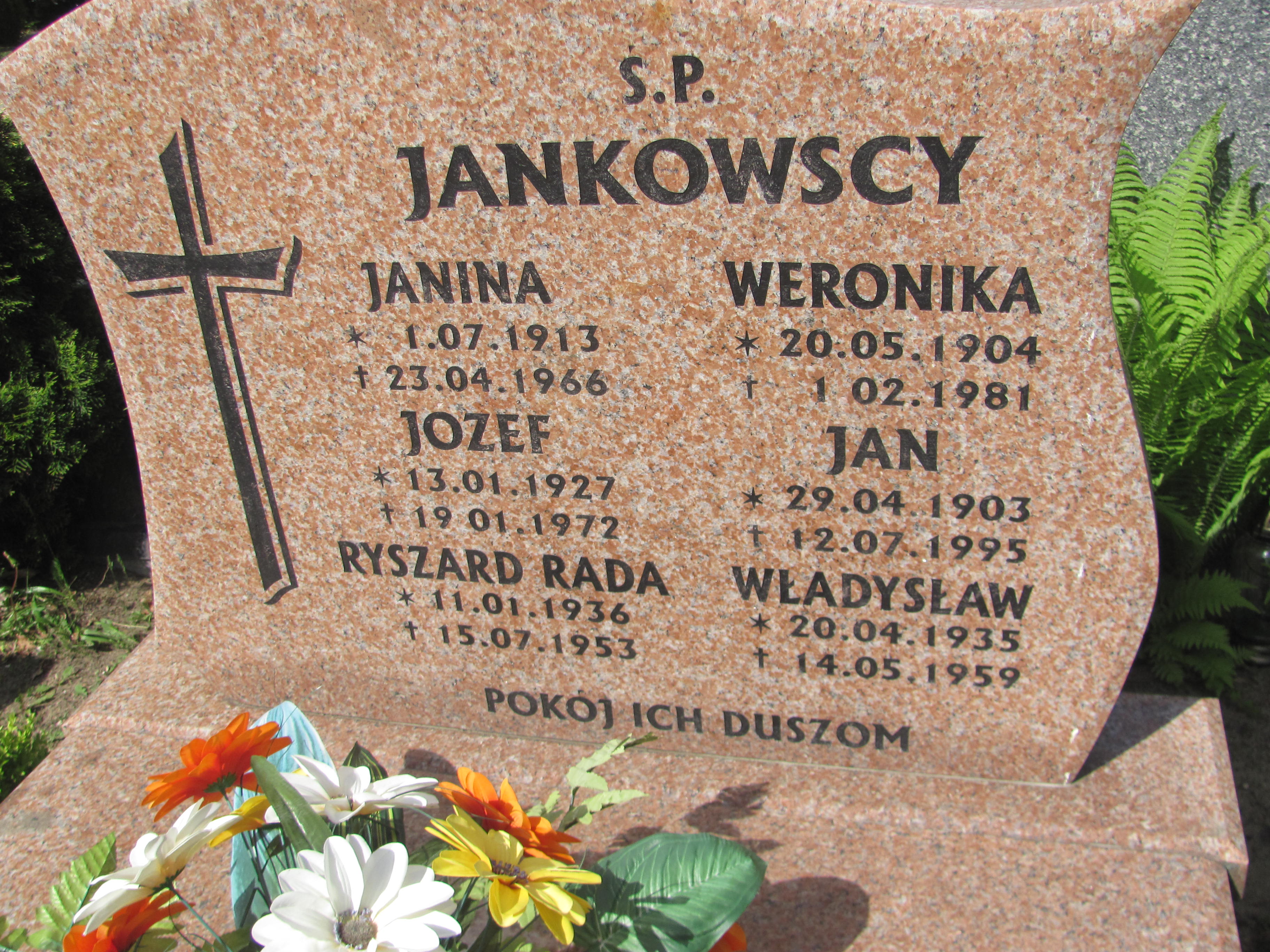 Janina Jankowska 1913 Rzepin - Grobonet - Wyszukiwarka osób pochowanych