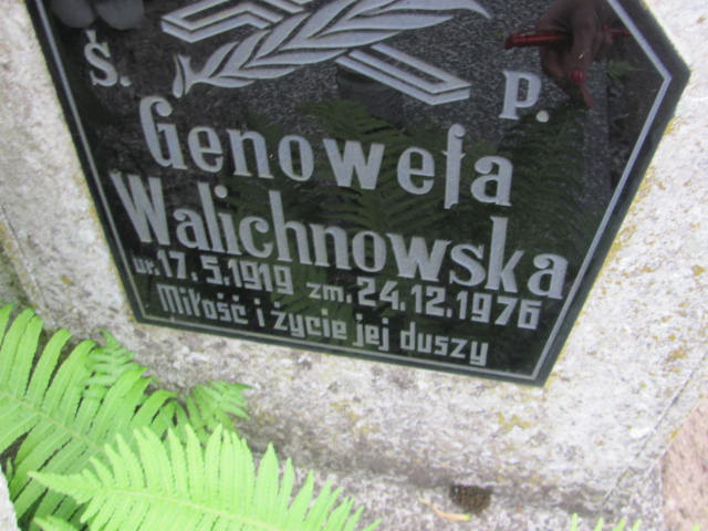 Genowefa Walichnowska 1919 Rzepin - Grobonet - Wyszukiwarka osób pochowanych