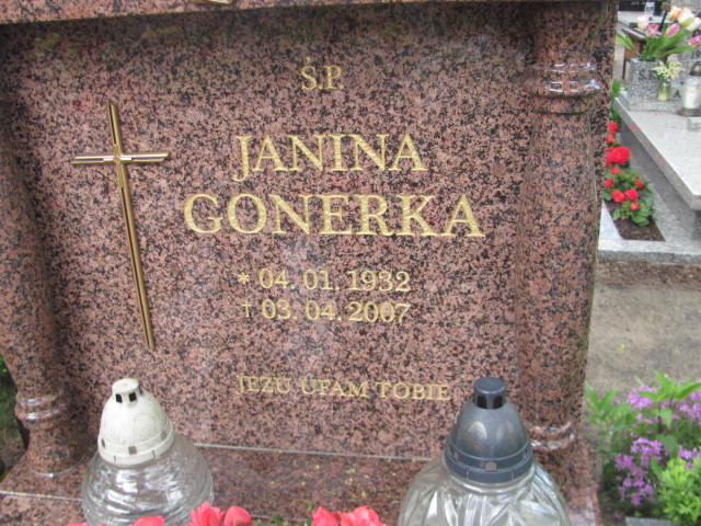 Janina Gonerka 1932 Rzepin - Grobonet - Wyszukiwarka osób pochowanych