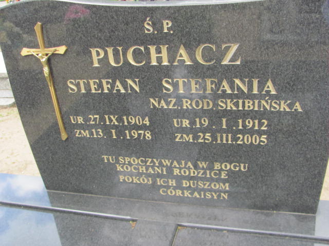 Stefan Puchacz 1904 Rzepin - Grobonet - Wyszukiwarka osób pochowanych