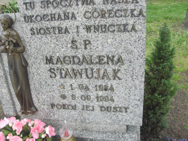 Magdalena Stawujak 1984 Rzepin - Grobonet - Wyszukiwarka osób pochowanych