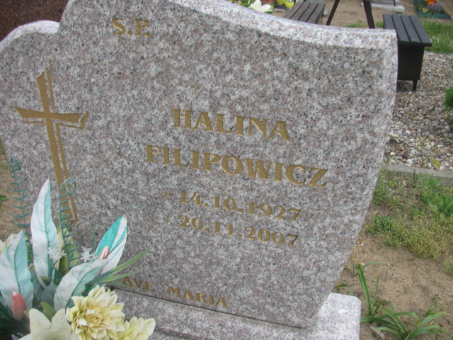 Halina Filipowicz 1927 Rzepin - Grobonet - Wyszukiwarka osób pochowanych