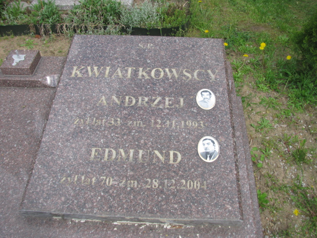 Grób Edmund  Kwiatkowski