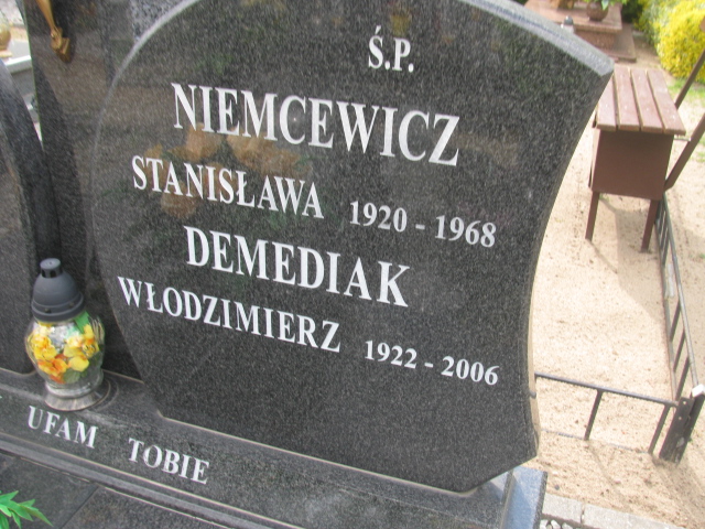 Józefa Demediak 1928 Rzepin - Grobonet - Wyszukiwarka osób pochowanych